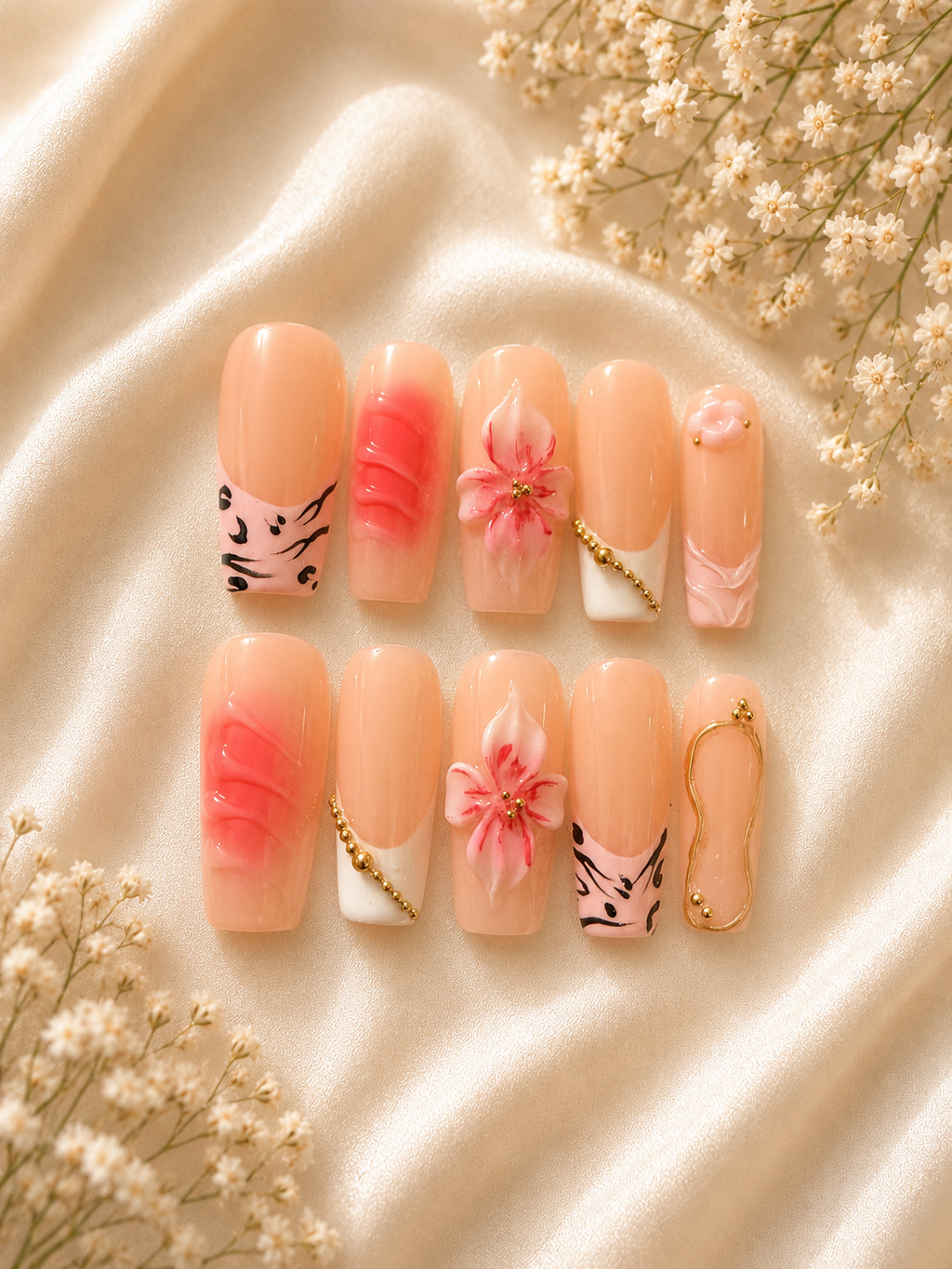 Pink Petal Charm