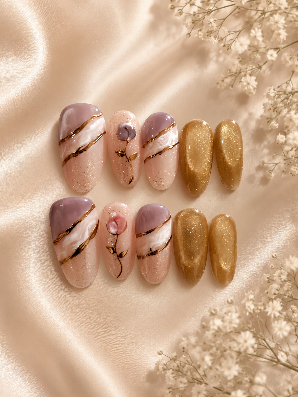 Golden Petal Glow