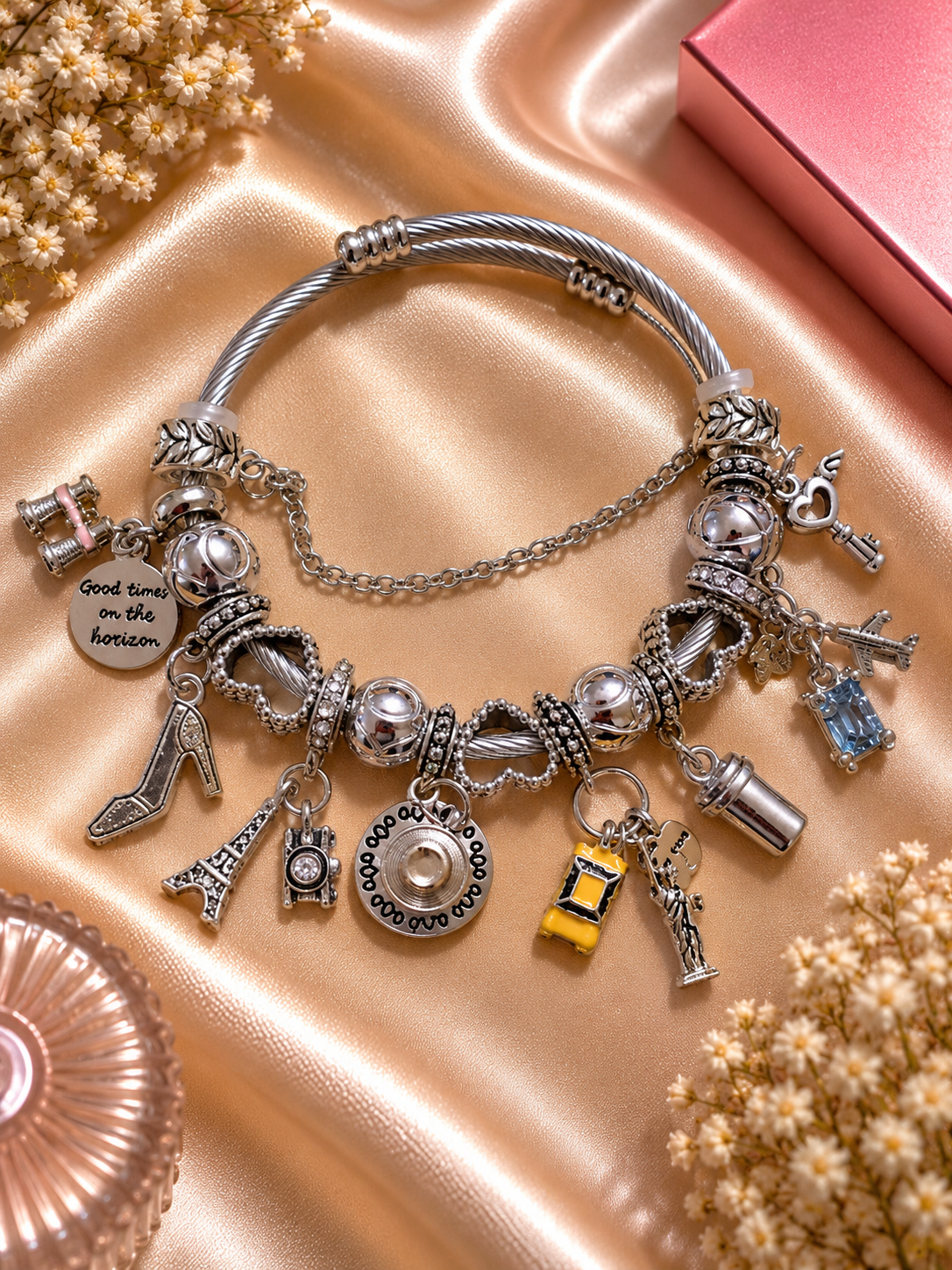 Silver Travel Bracelet